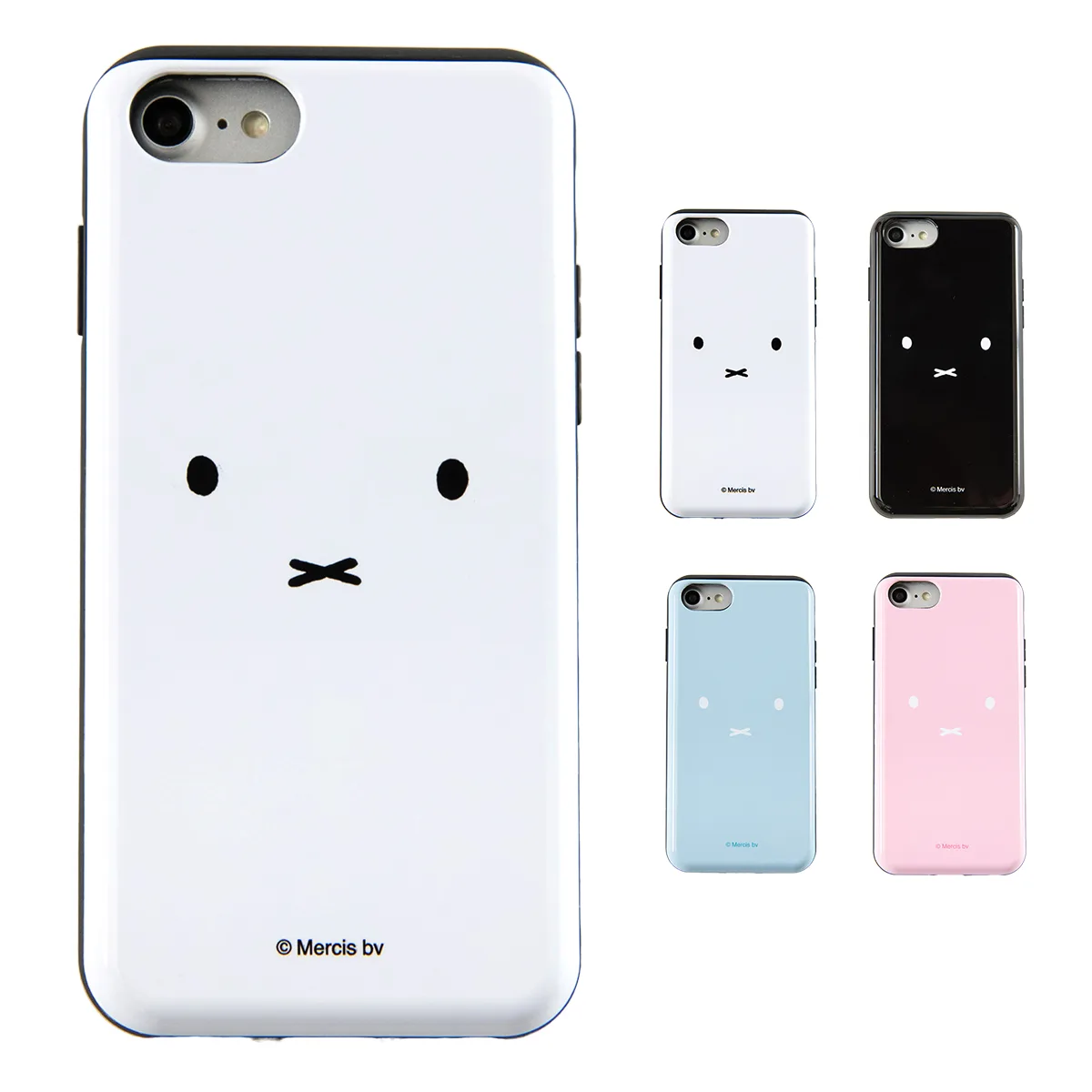 ミッフィー スマホケース 『FACE』かわいいカード収納ケース iphone