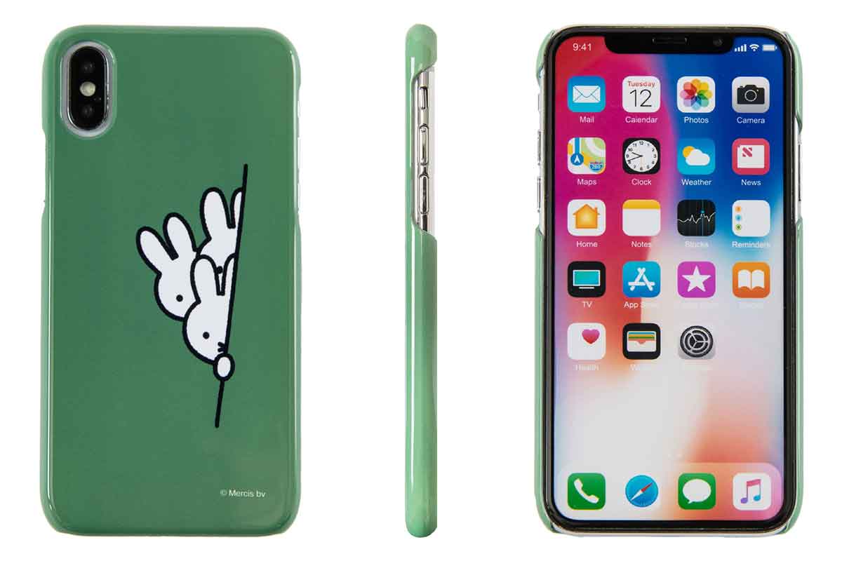 ミッフィー スマホケース Peek グリーン かわいいハード型 Iphone アンドロイド Muomou Shop