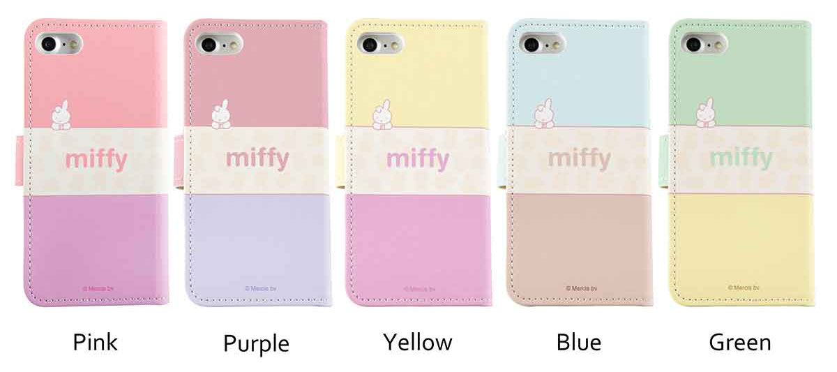 ミッフィー スマホケース ミッフィー ダーン ブルー かわいい手帳型ケース Iphone Android Muomou Shop