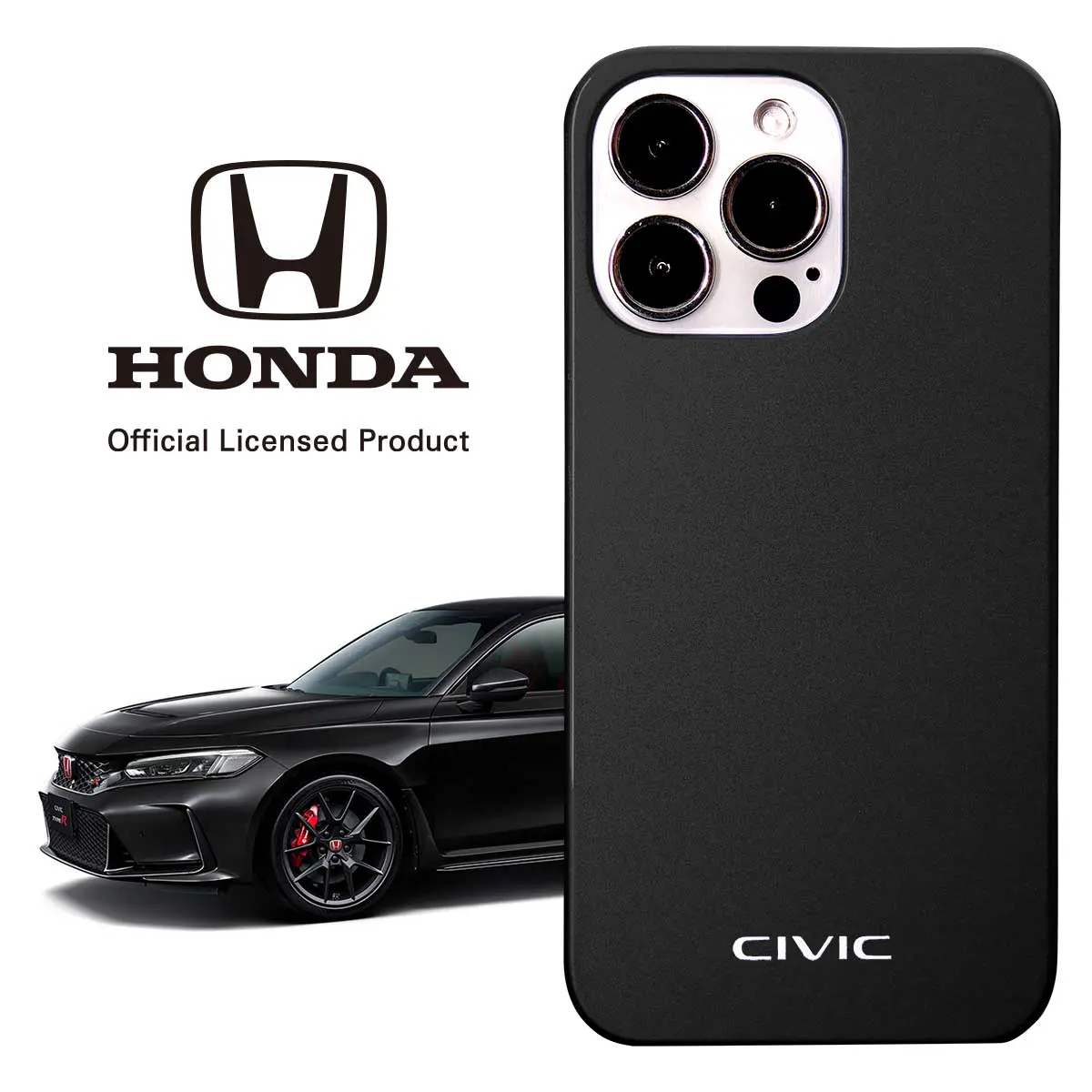 iPhone15 スマホケース シビックのボディと同じ色 スマホケース『CIVIC 