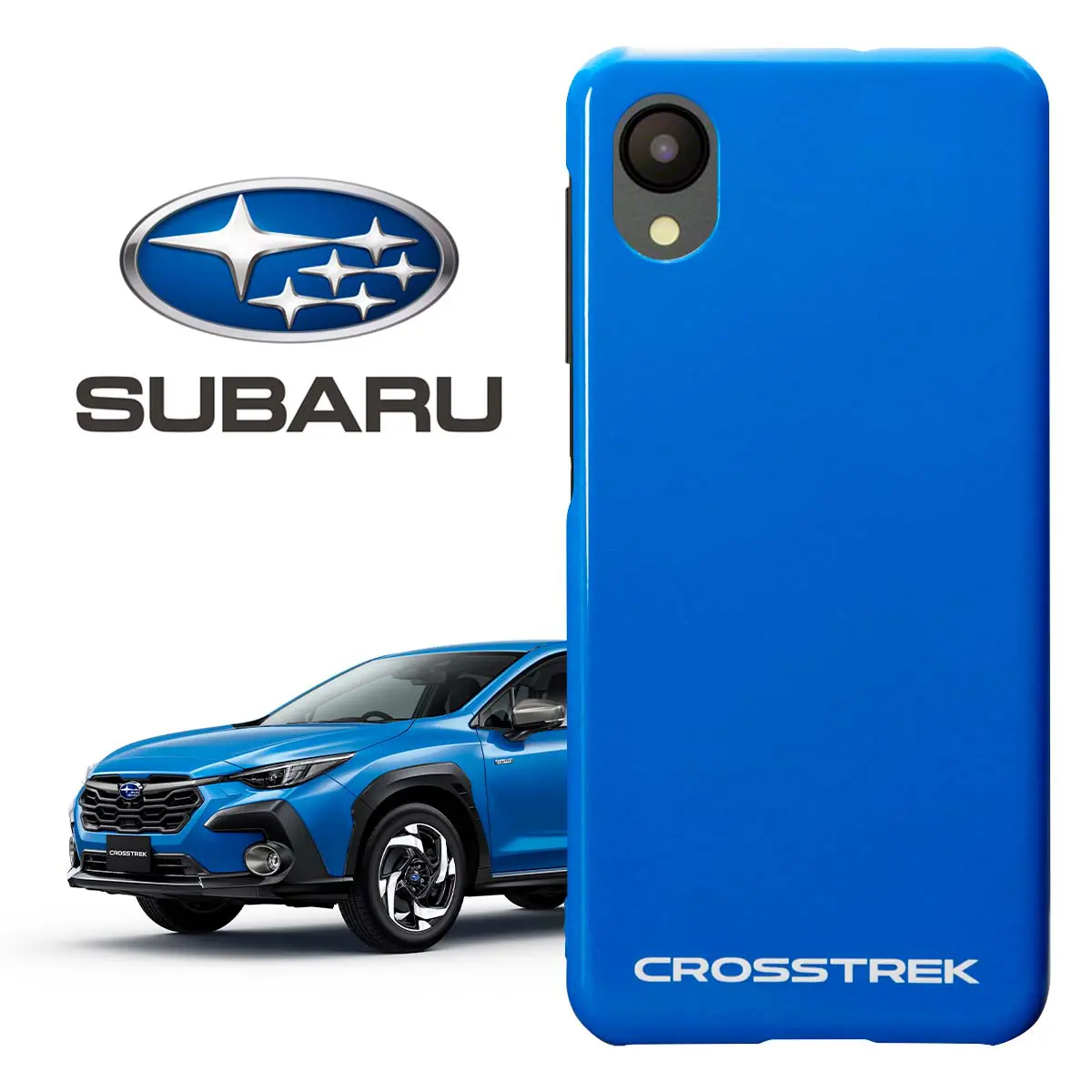 スマホ・スマフォ CROSSTREKのボディと同じ色 スマホケース『CROSSTREK