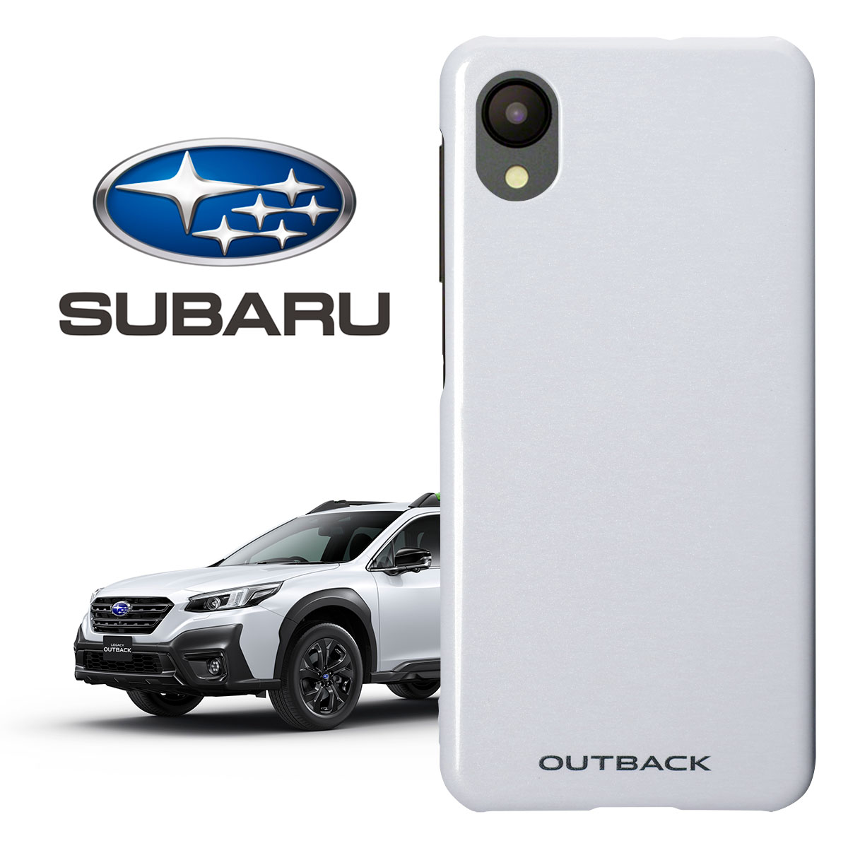 アウトバックのボディと同じ色 スマホケース『OUTBACK スマホケース』 iPhone Xperia Galaxy Pixelなど各機種対応 ...
